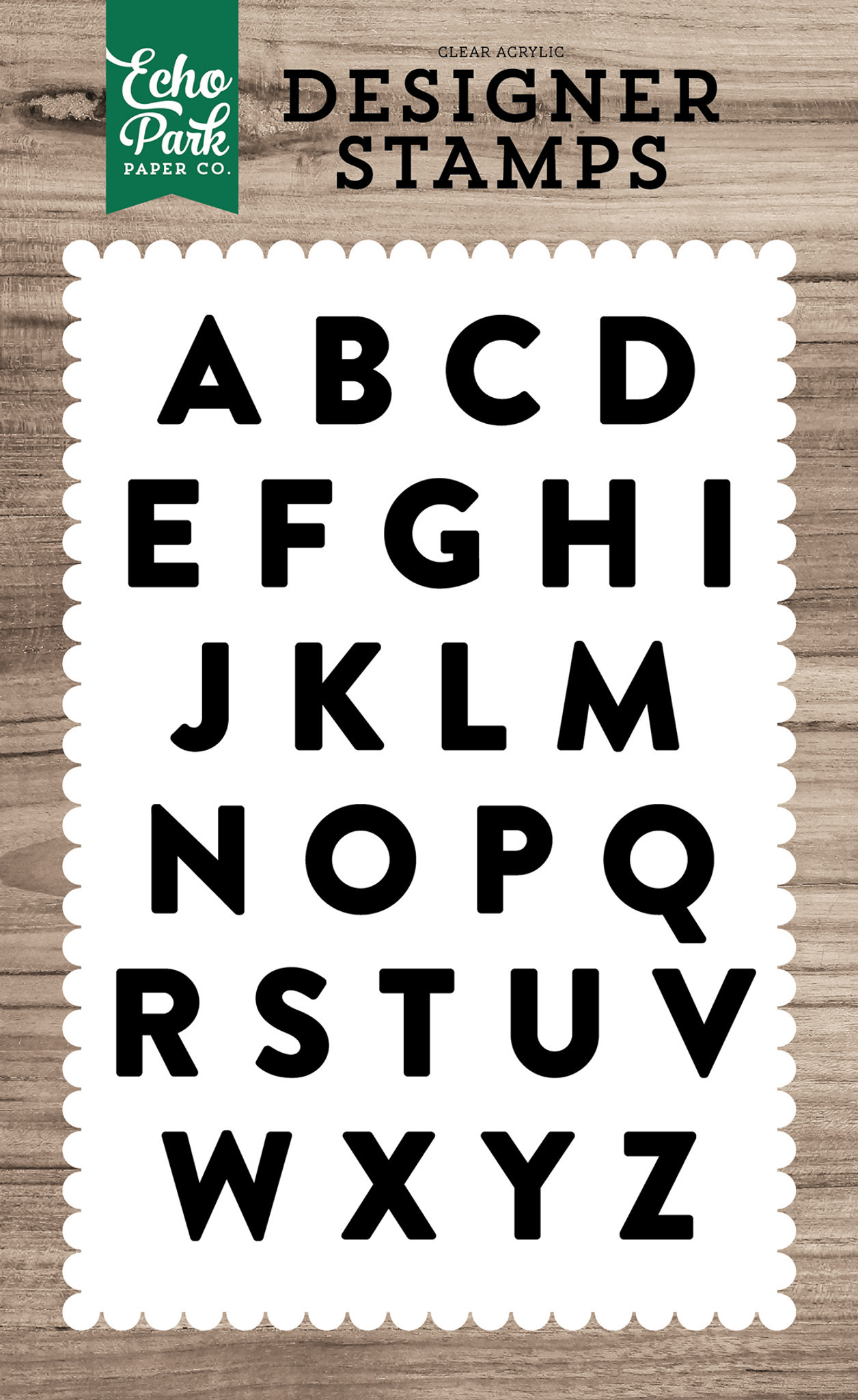 Mason Alphabet Stamp Set